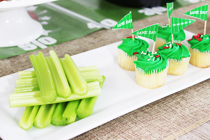Homegating Football Party Wing Bar
