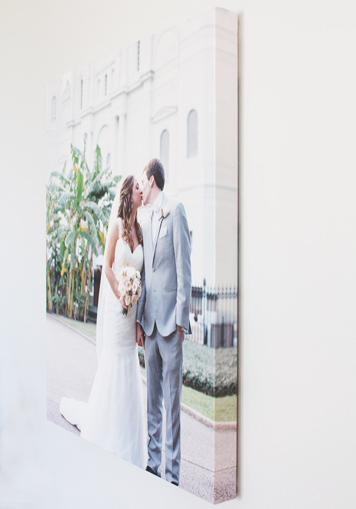 Turn Your Wedding Photos Into Canvas Art