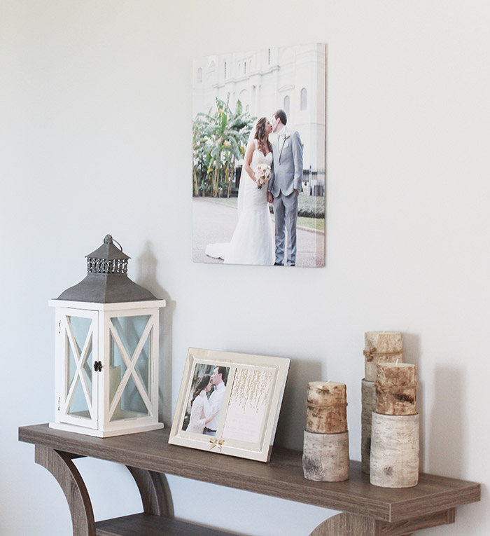 Turn Your Wedding Photos Into Canvas Art