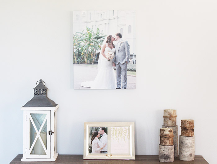Turn Your Wedding Photos Into Canvas Art