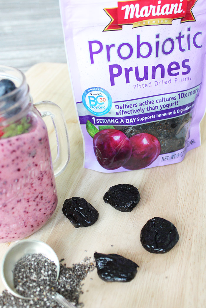 Probiotic Power Smoothie Recipe - Protein Smoothie with Probiotics and Antioxidants