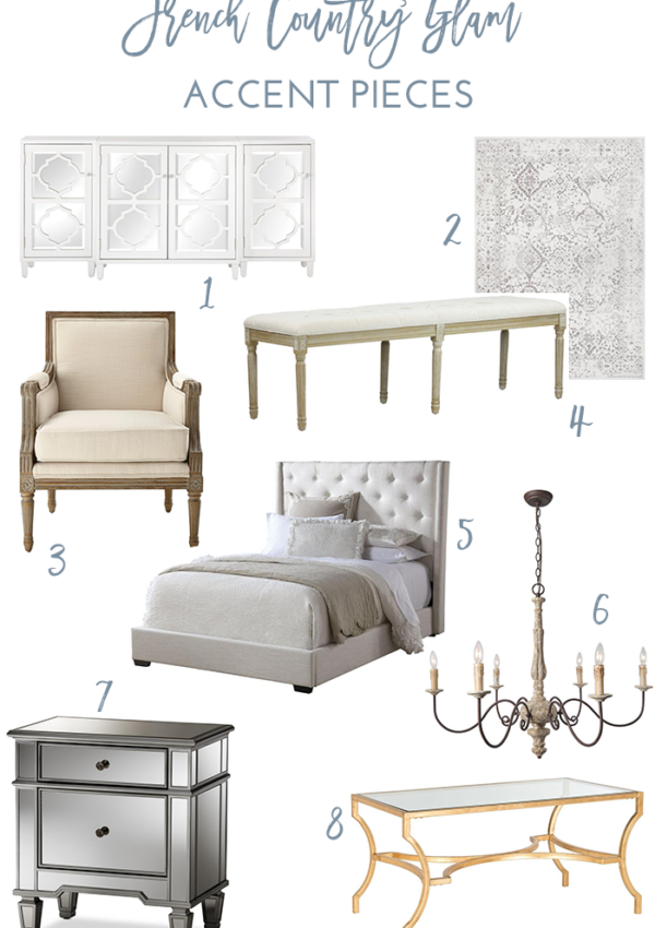 French Country Glam Accent Pieces
