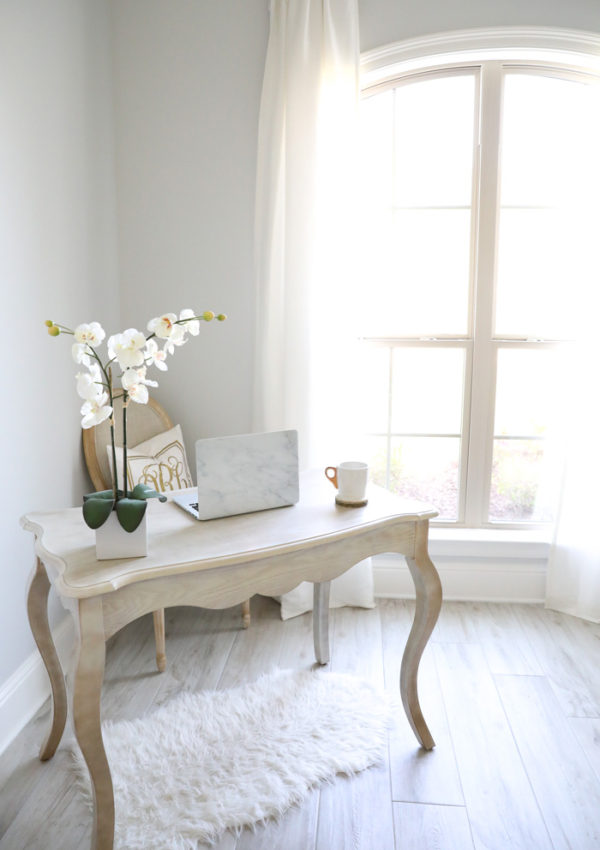 Home Office + Tips on How to Be More Productive While Working From Home