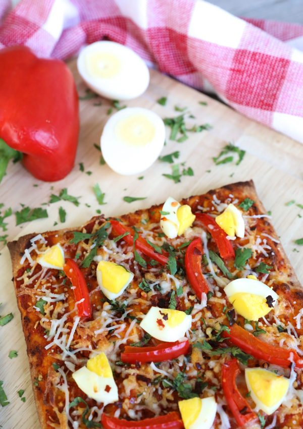 Spicy Curry Flatbread Pizza