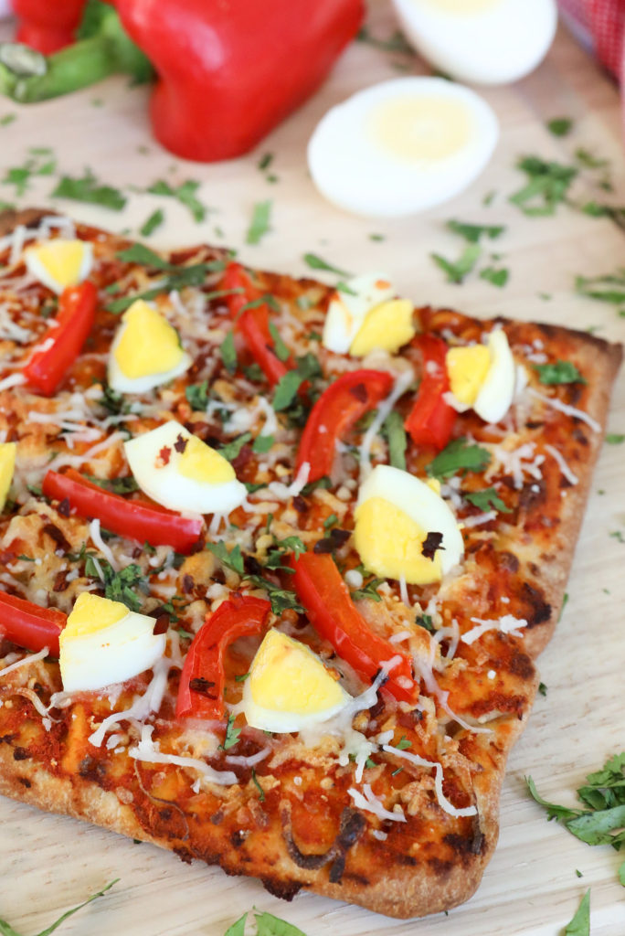 Spicy Curry Flatbread Pizza