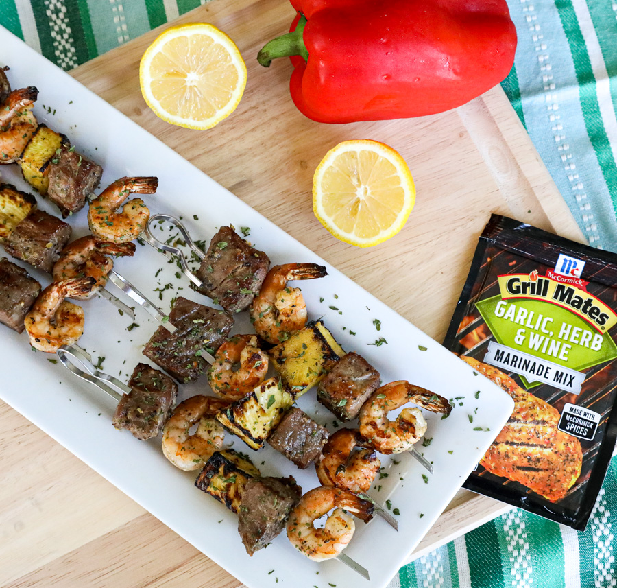 Grilled Surf and Turf Kabobs
