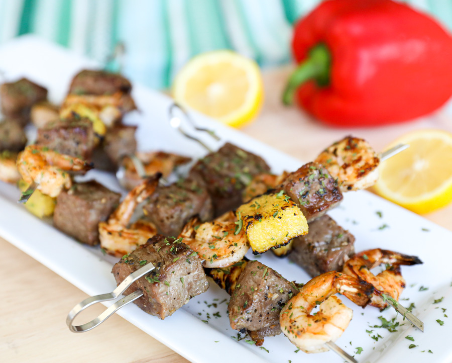 Grilled Surf and Turf Kabobs