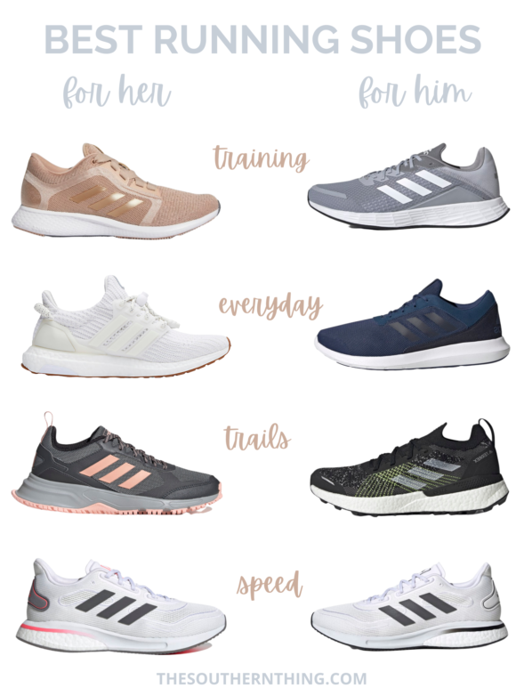 best adidas running shoes women and men