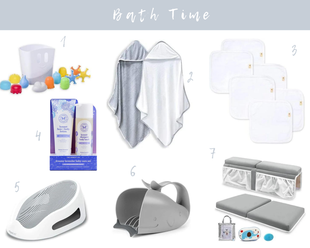 Baby Registry Must Haves Bath Essentials