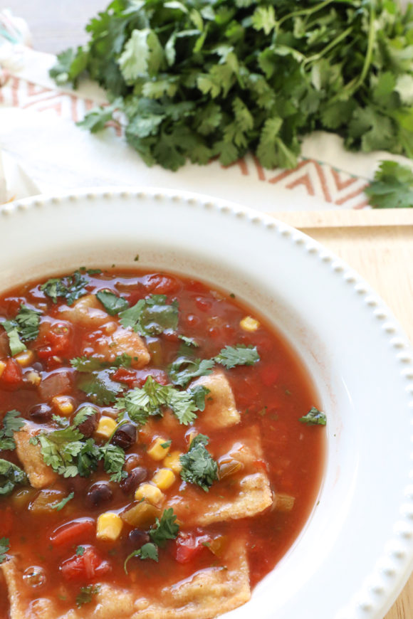 Loaded Southwestern Tortilla Soup - The Southern Thing