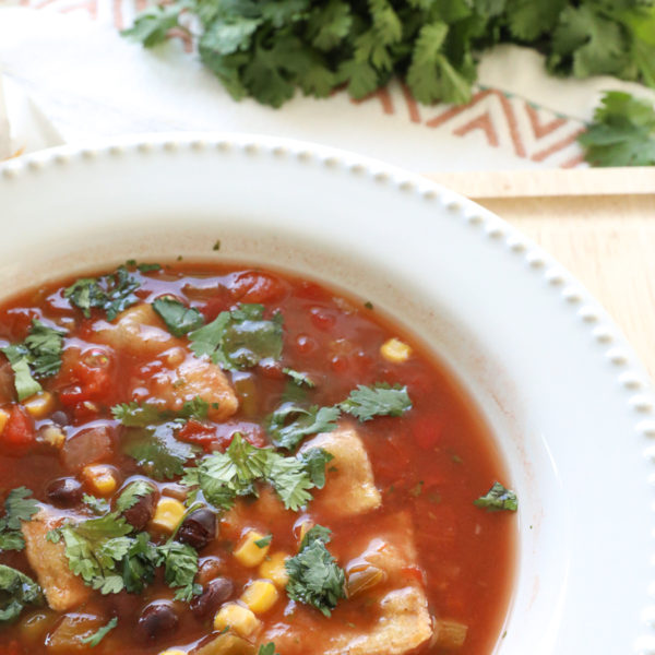 Loaded Southwestern Tortilla Soup