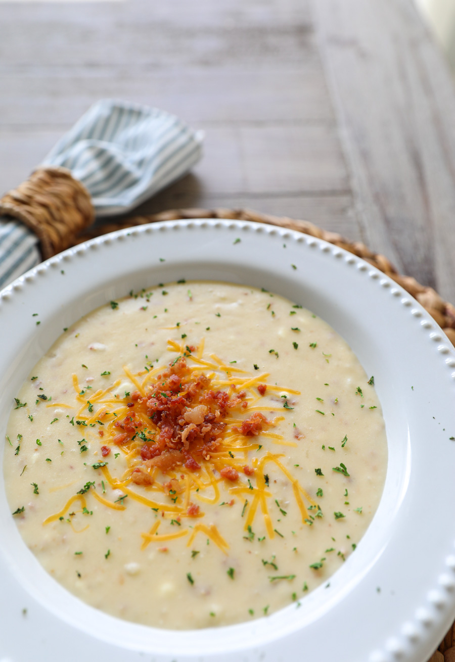 Slow Cooker Instant Pot Potato Soup Recipe