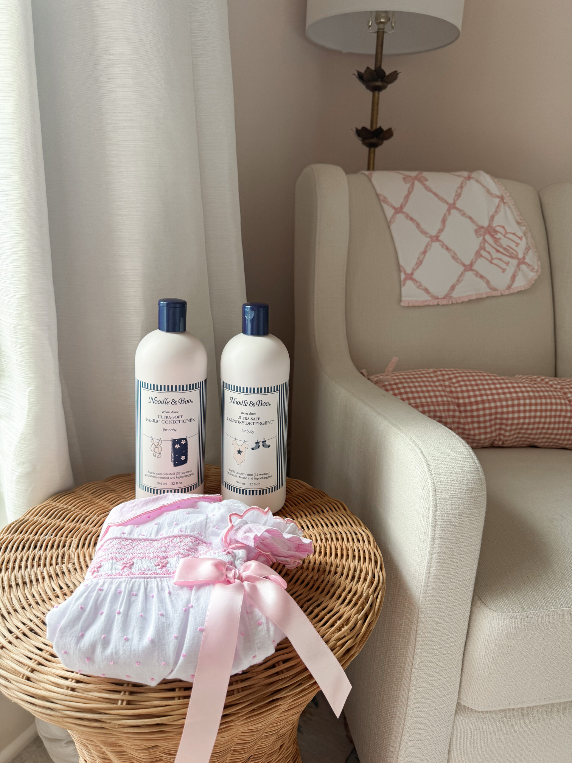 Noodle & Boo Laundry Detergent is an essential in the baby nursery.